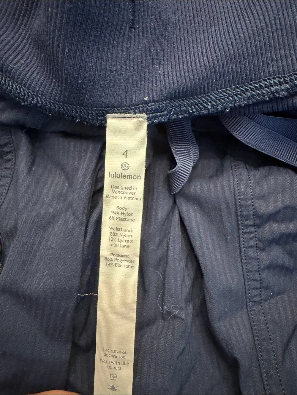 Two Lululemon Dance Studio Pants Black and Blue